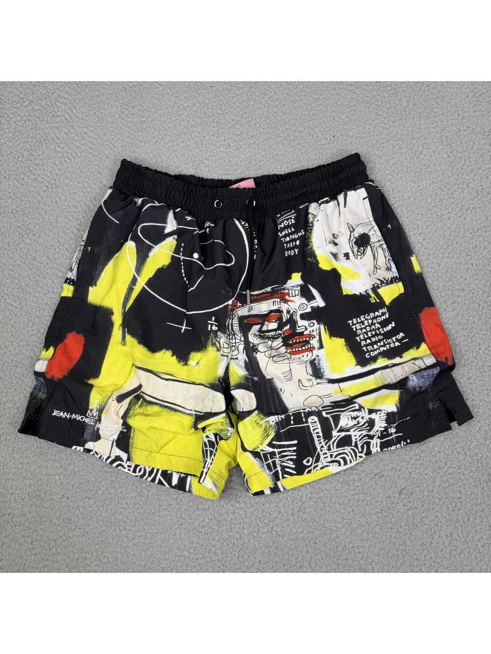 Jean-Michel Basquiat x Shoe Palace Swim Trunks Mens Size M Pockets Mesh Lined